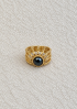 Black Pearl Set Princess Ring by Tay Jewellery on curated-crowd.com