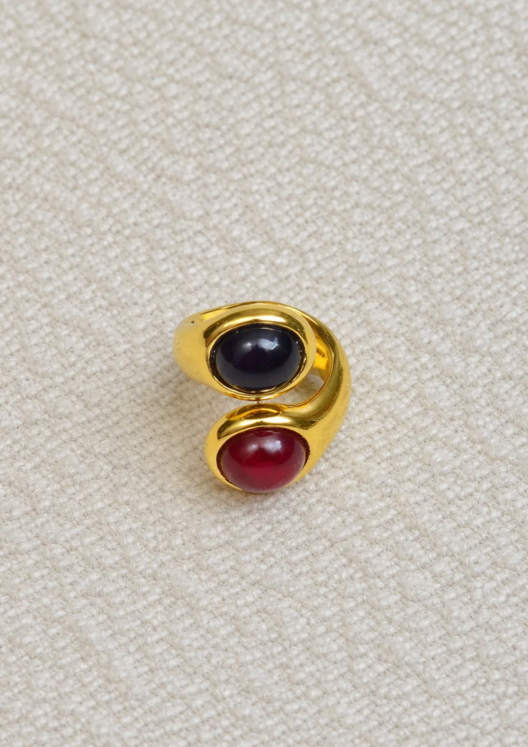 Amethyst and Ruby Set Athena Ring by Tay Jewellery on curated-crowd.com