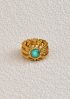 Turquoise Set Princess Ring by Tay Jewellery on curated-crowd.com