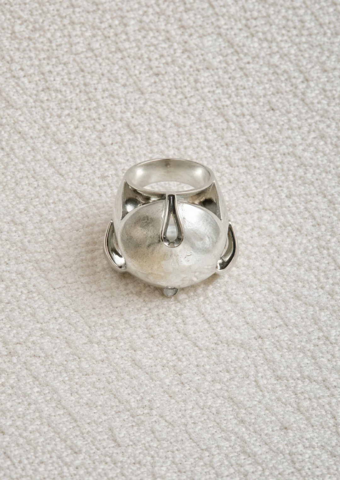 Rock Crystal Set Chrissie Ring by Tay Jewellery on curated-crowd.com