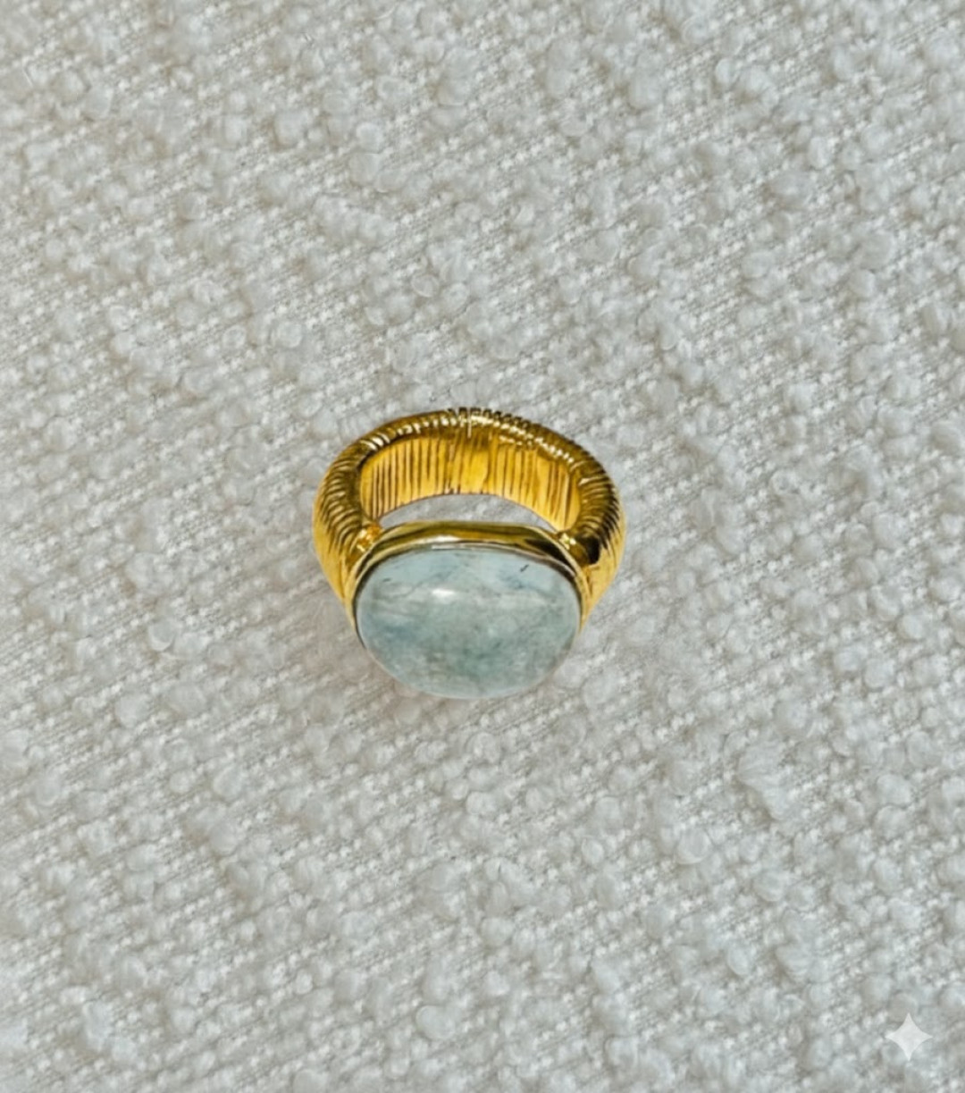 Aquamarine Wirewrap Ring by Tay Jewellery on curated-crowd.com