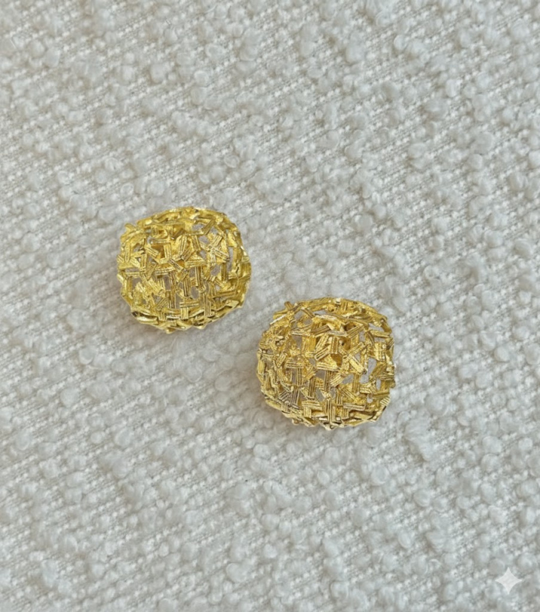 Abstract Stick Earhoops Gold by Tay Jewellery on curated-crowd.com