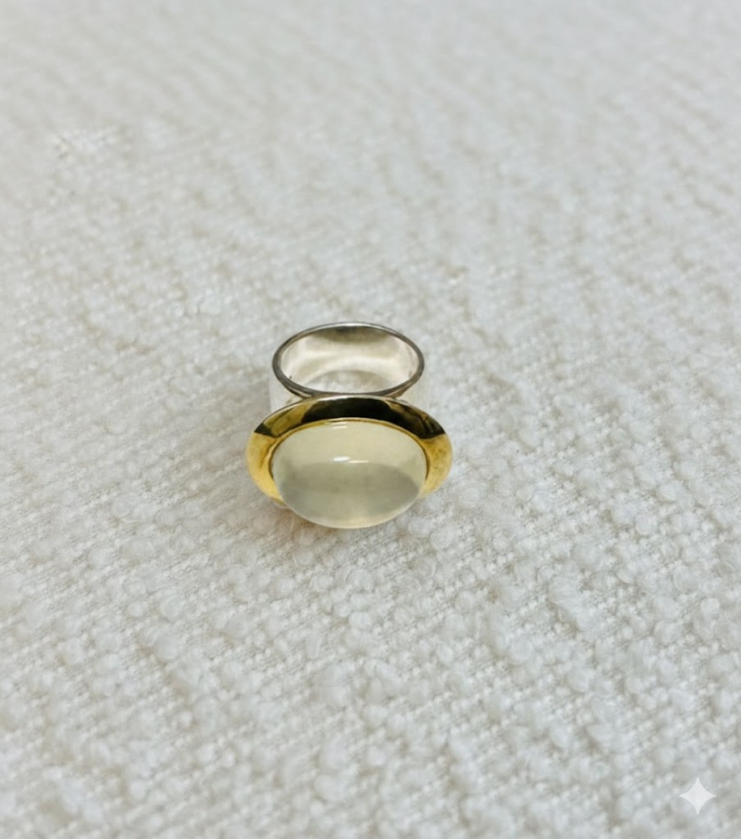 Prehnite Set Deb's Ring (Small) by Tay Jewellery on curated-crowd.com