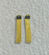 Kyanite Set Chain Tassel Eardrops by Tay Jewellery on curated-crowd.com