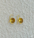 Citrine Set Coffee Bean Earrings by Tay Jewellery on curated-crowd.com