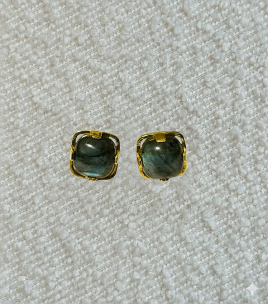 Labradorite Ear studs by Tay Jewellery on curated-crowd.com