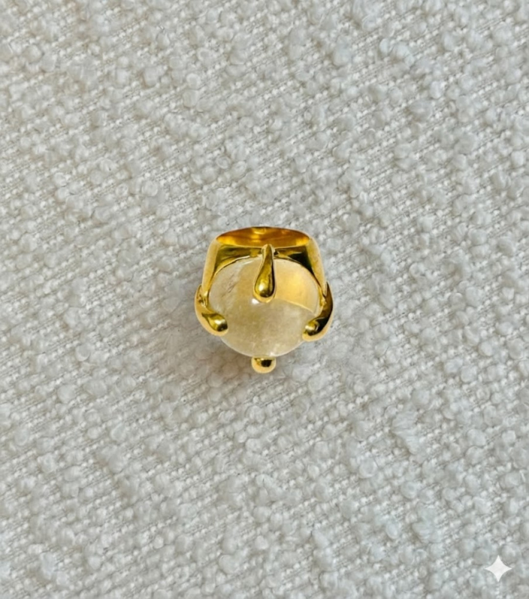 Rock Crystal Chrissie Ring by Tay Jewellery on curated-crowd.com