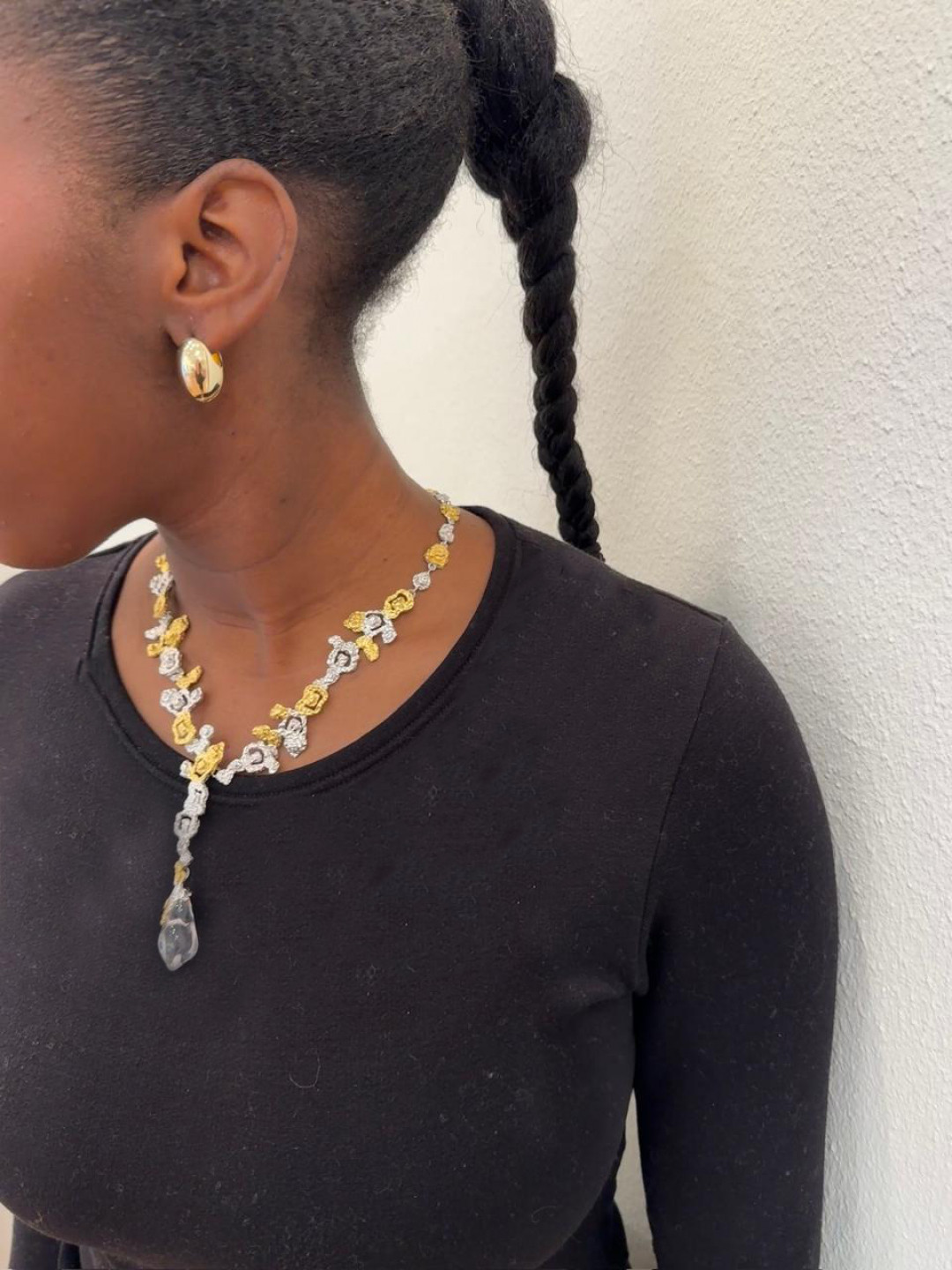 Riverstone Mix Necklace by Jude Benhalim on curated-crowd.com