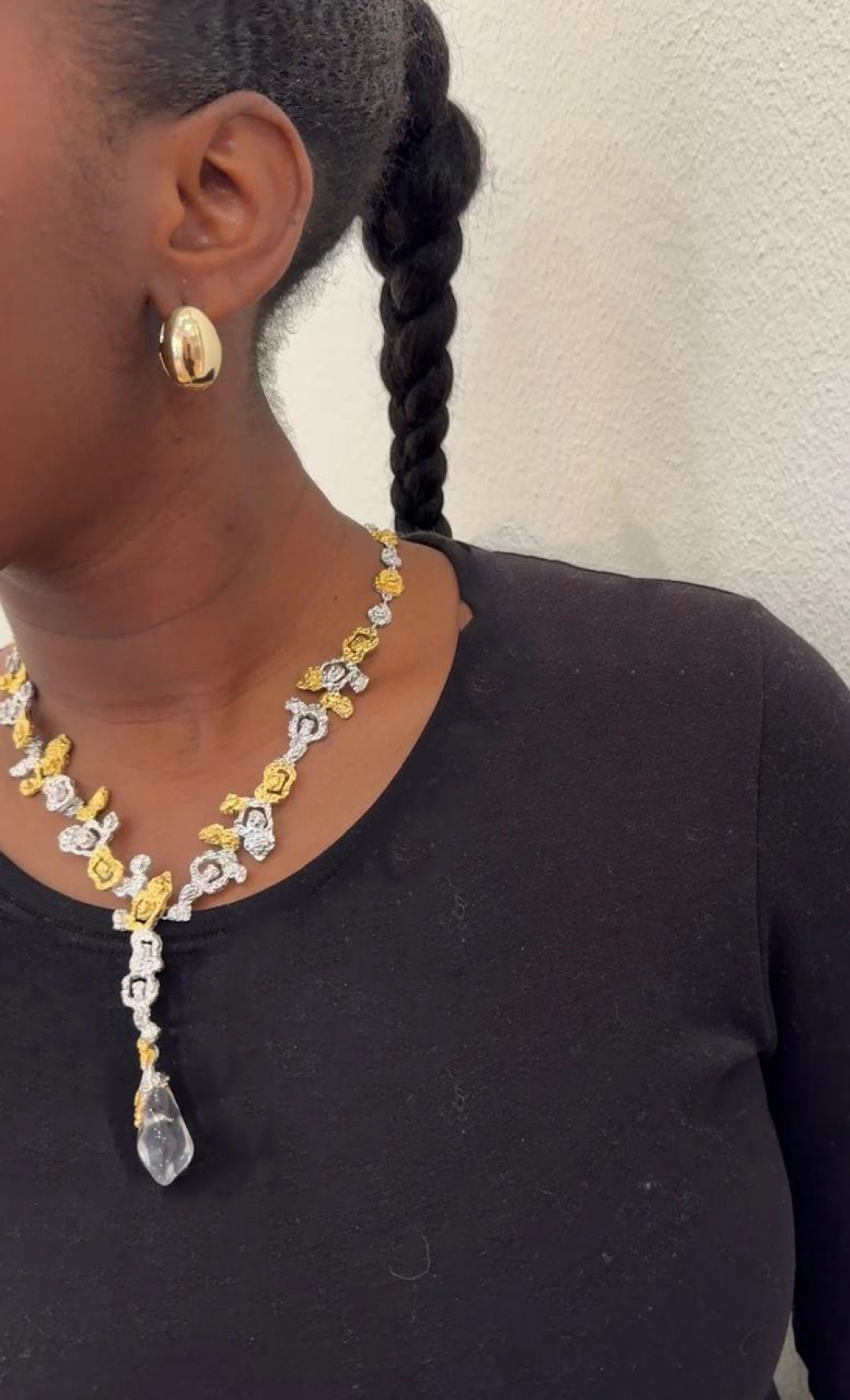 Riverstone Mix Necklace by Jude Benhalim on curated-crowd.com