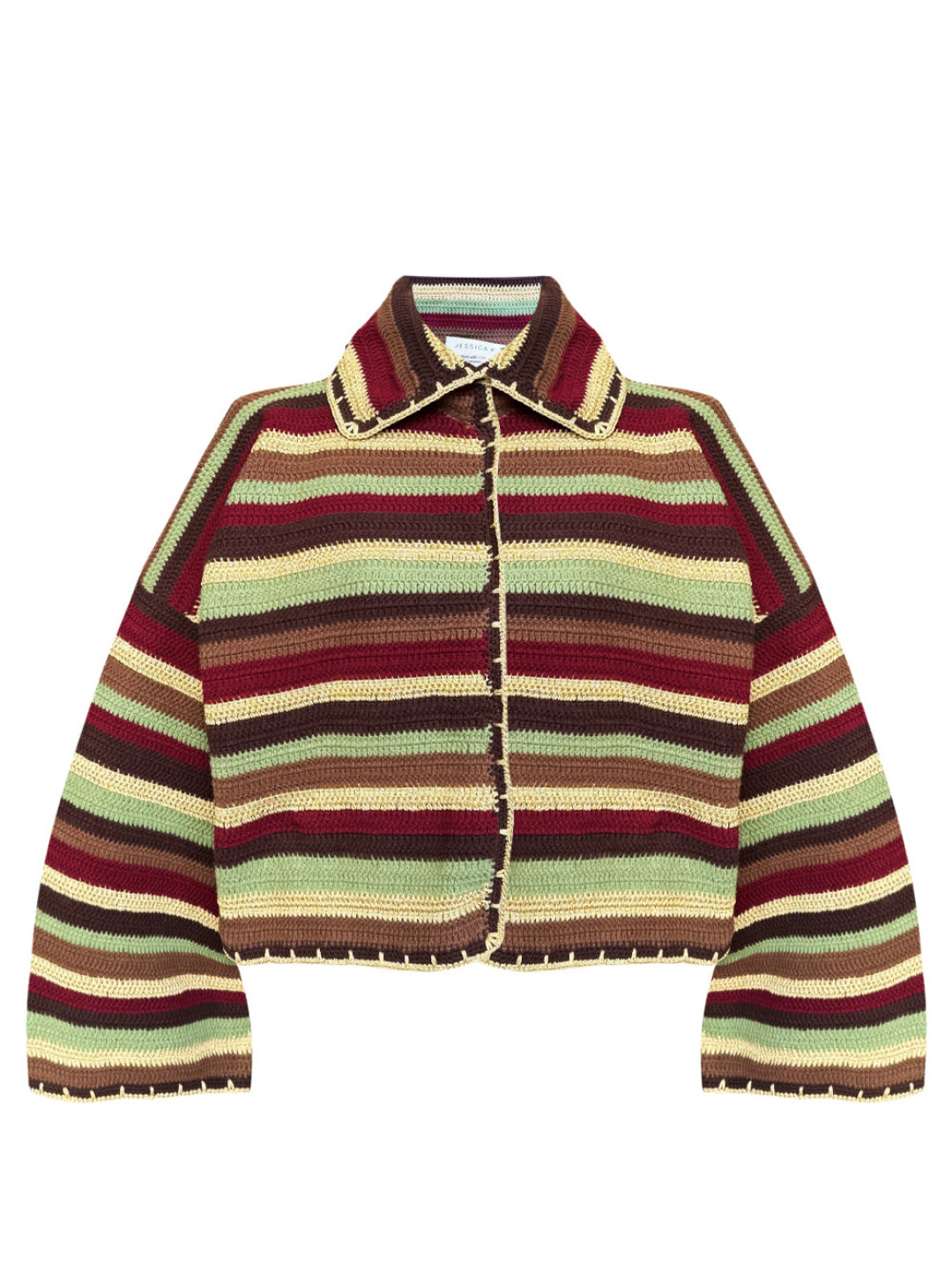 Daria Jacket Brown Burgundy by Jessica K on curated-crowd.com