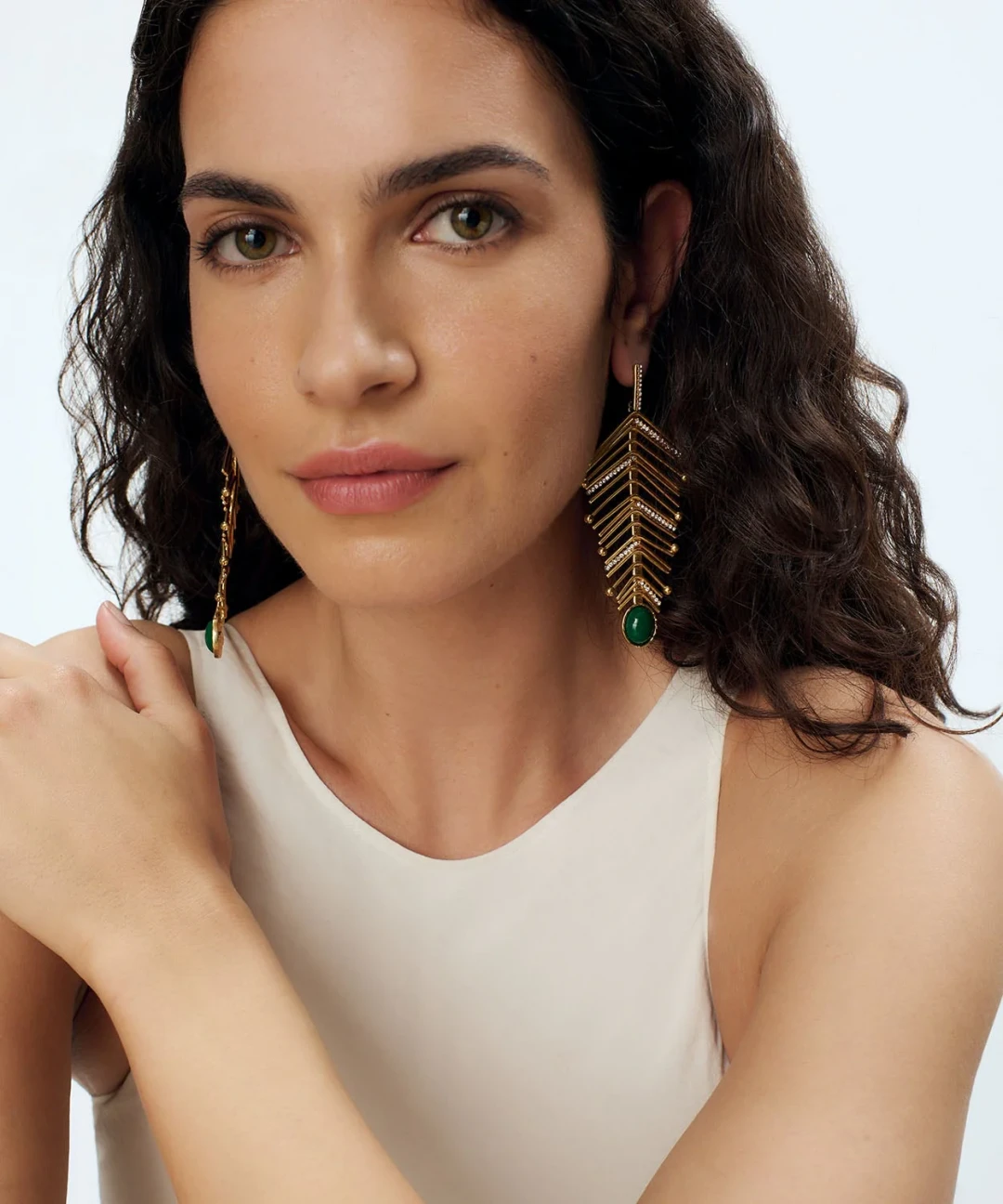 Shela Earrings by Sonia Petroff on curated-crowd.com