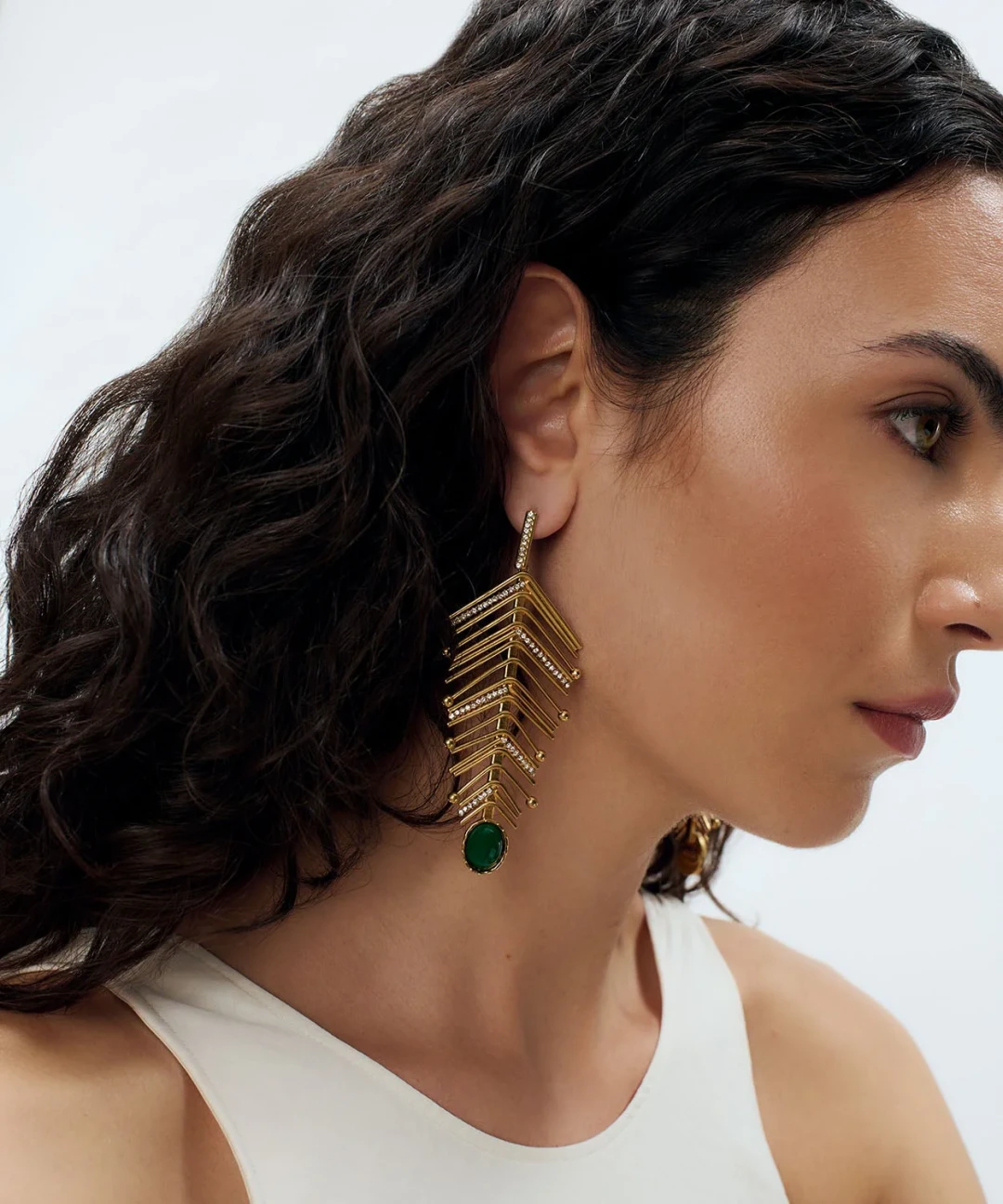 Shela Earrings by Sonia Petroff on curated-crowd.com