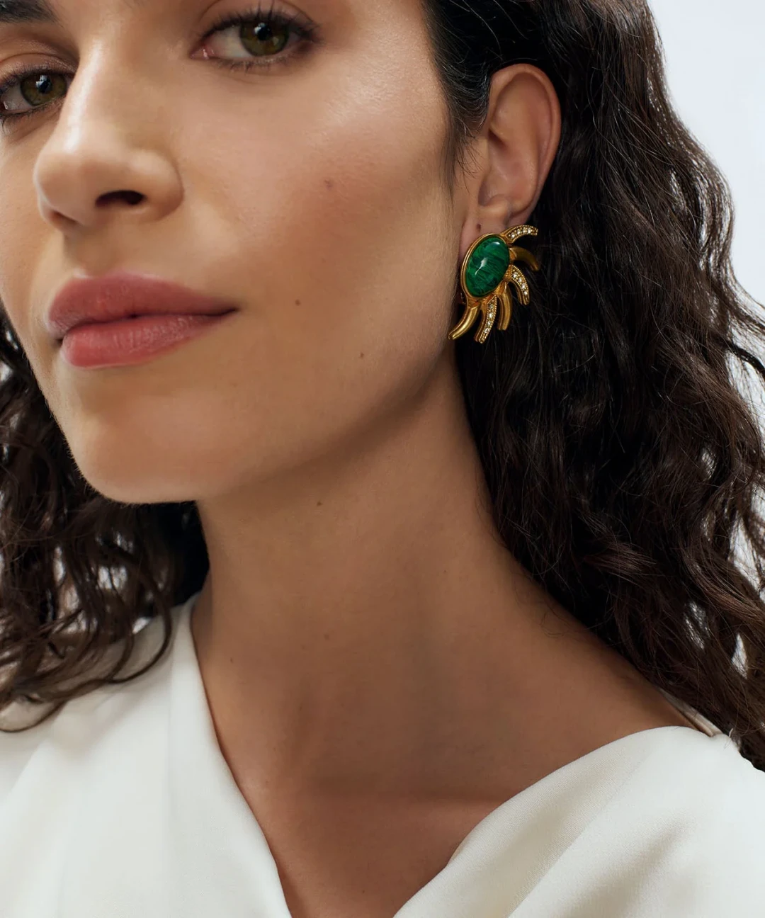 Sun Half Earrings by Sonia Petroff on curated-crowd.com