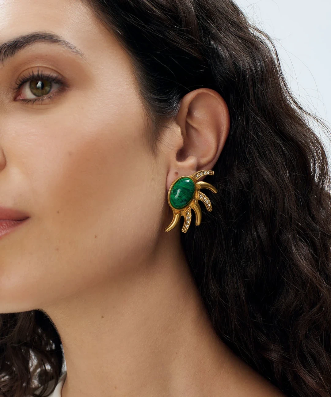 Sun Half Earrings by Sonia Petroff on curated-crowd.com