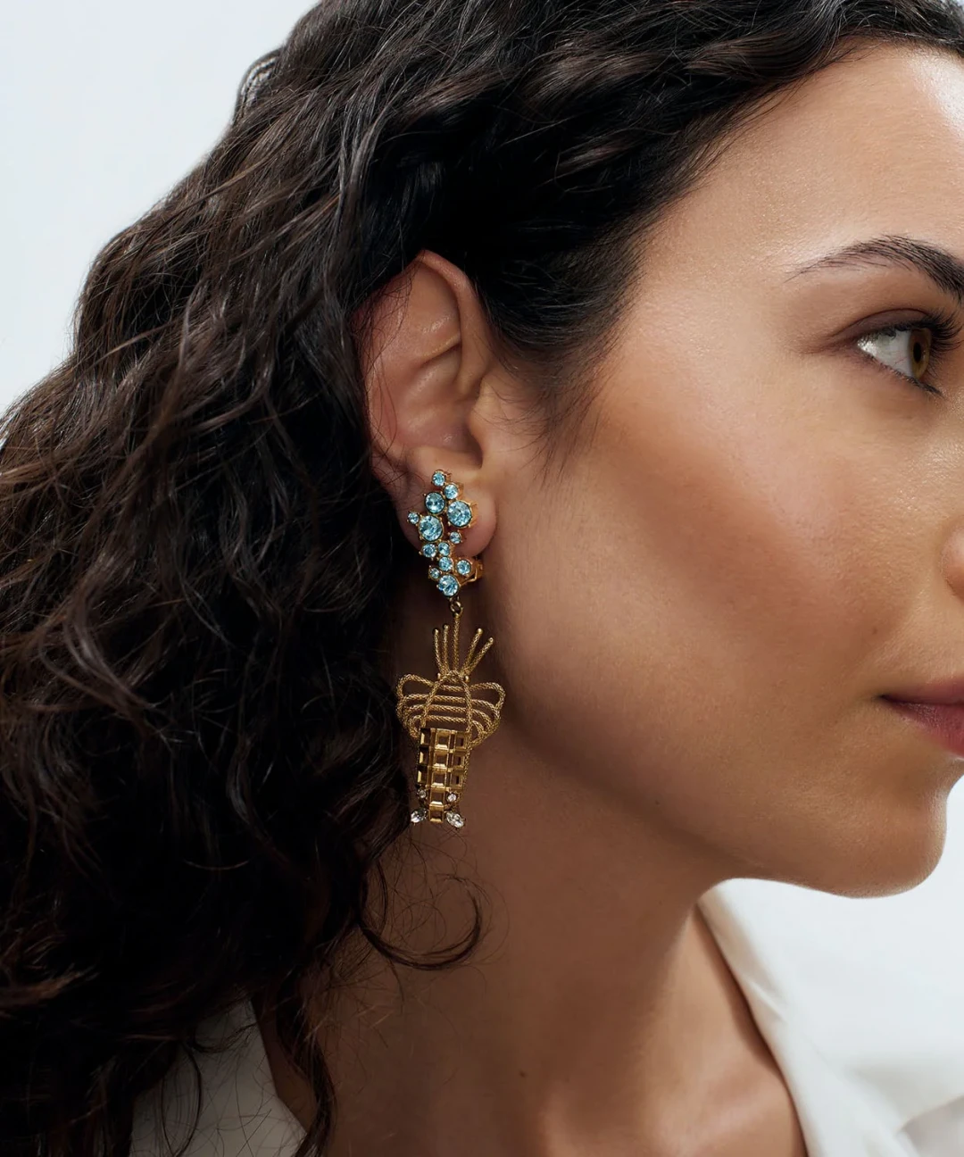 Lobster Earrings Clip by Sonia Petroff on curated-crowd.com