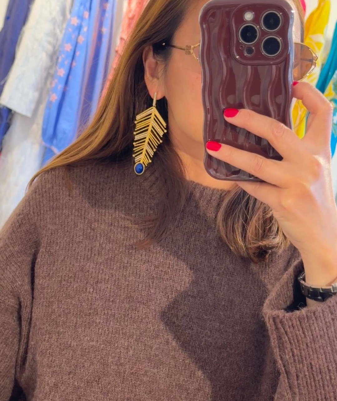 Shela Earrings by Sonia Petroff on curated-crowd.com