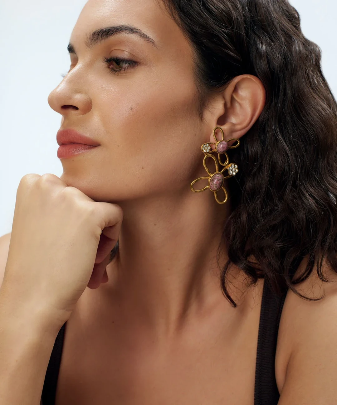 Big Blossom Earrings by Sonia Petroff on curated-crowd.com
