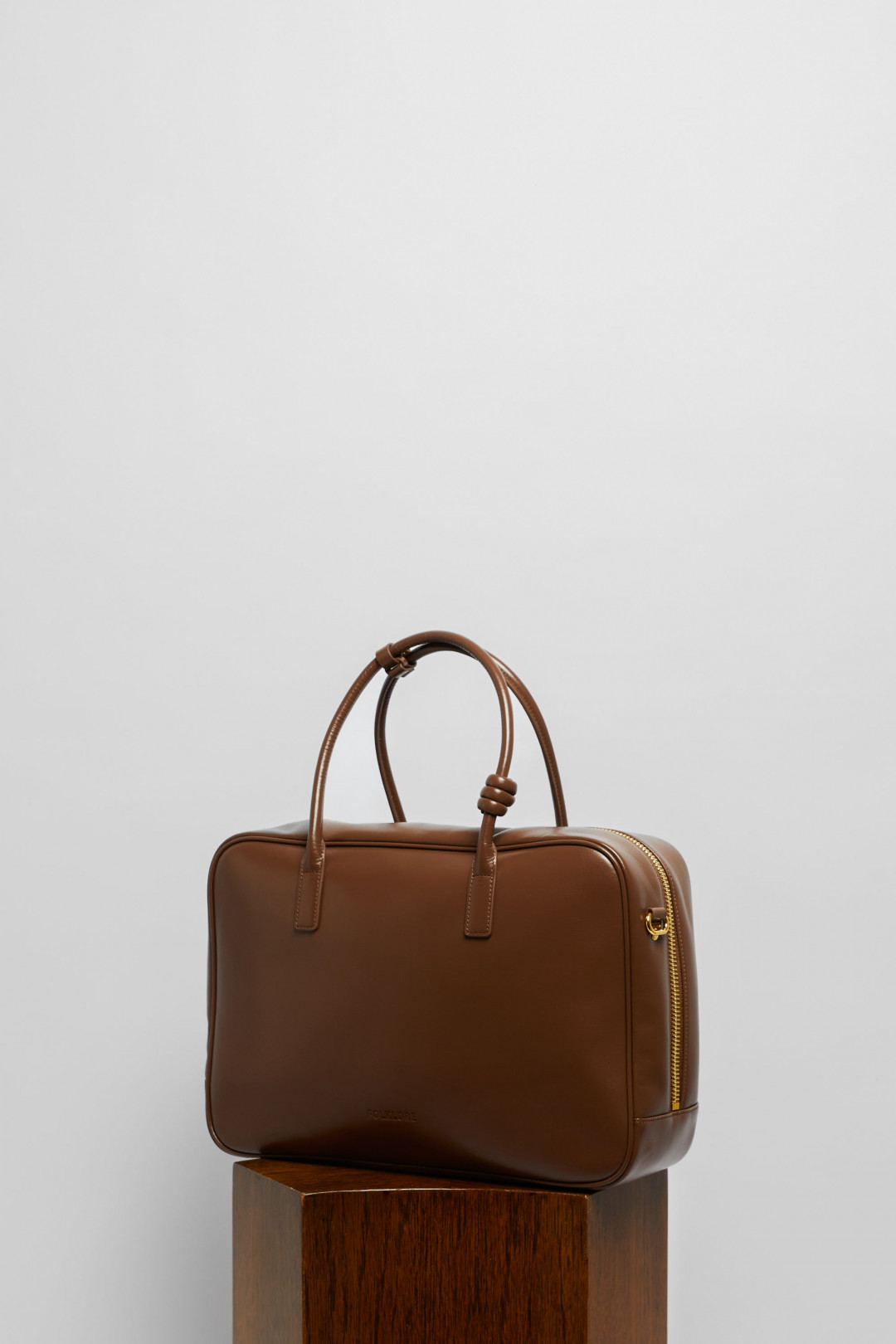 Work Bag in Mocha Brown by Folklore on curated-crowd.com