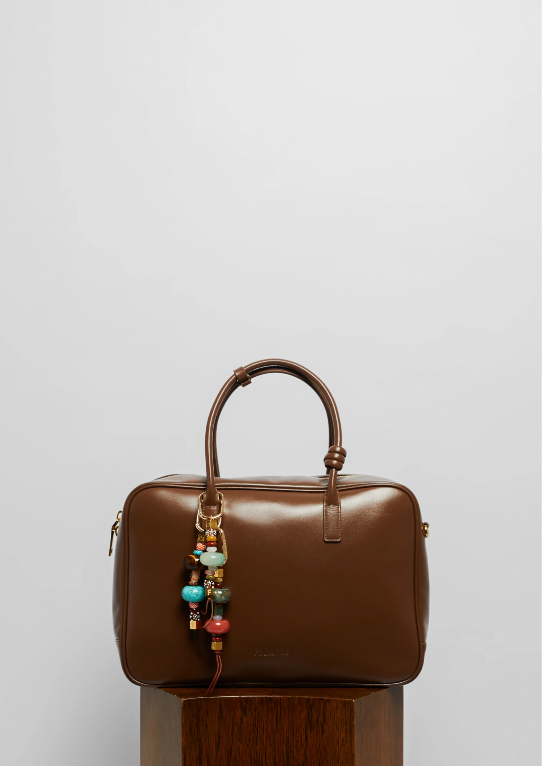 Work Bag in Mocha Brown by Folklore on curated-crowd.com