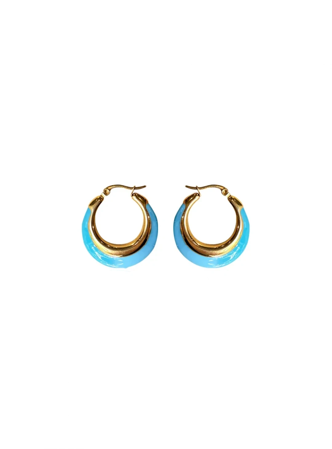 Bloop Earrings Turquoise by Jessica K on curated-crowd.com