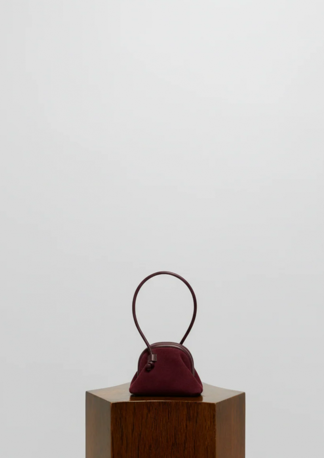 Micro Mini Money Bag in Suede by Folklore on curated-crowd.com