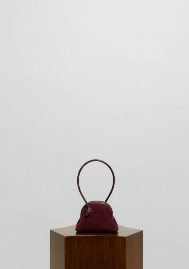 Micro Mini Money Bag in Suede by Folklore on curated-crowd.com
