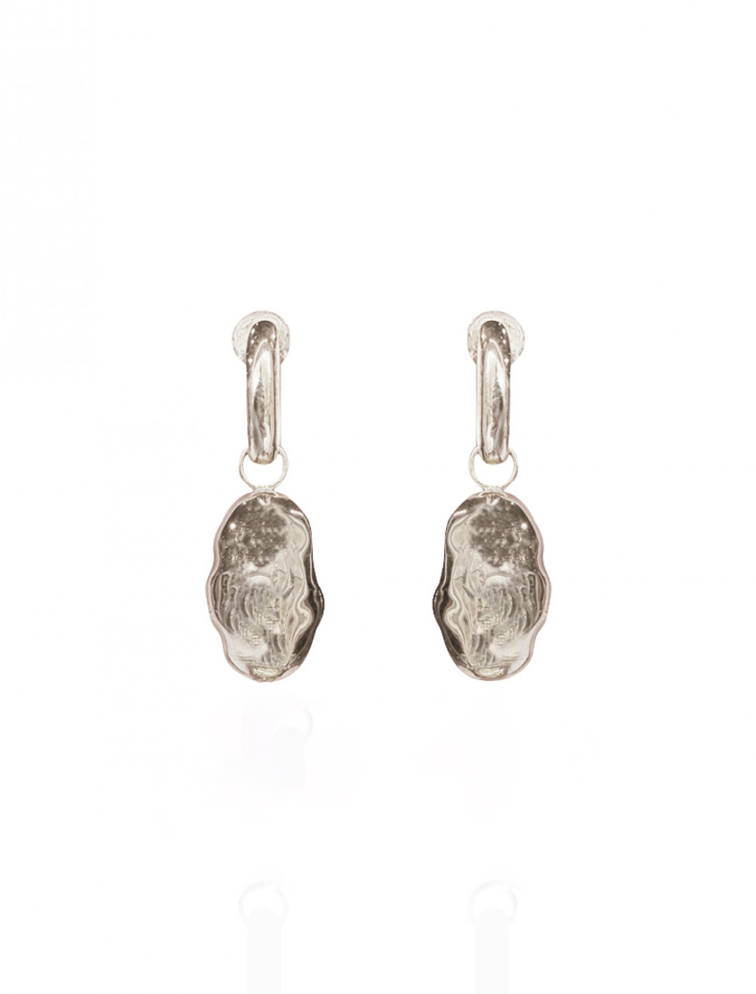 Mini Shiba Silver Earrings by Jessica K on curated-crowd.com