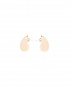 Teardrop Earrings Nude by Jessica K on curated-crowd.com