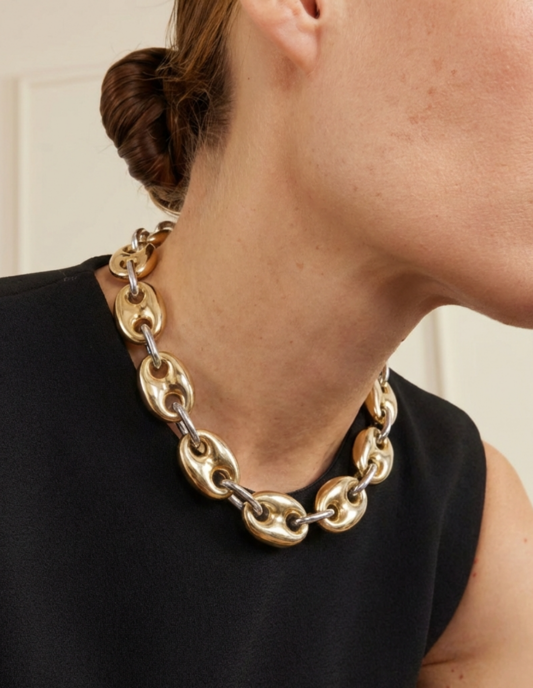 Chunky Gold Chain by Jessica K on curated-crowd.com