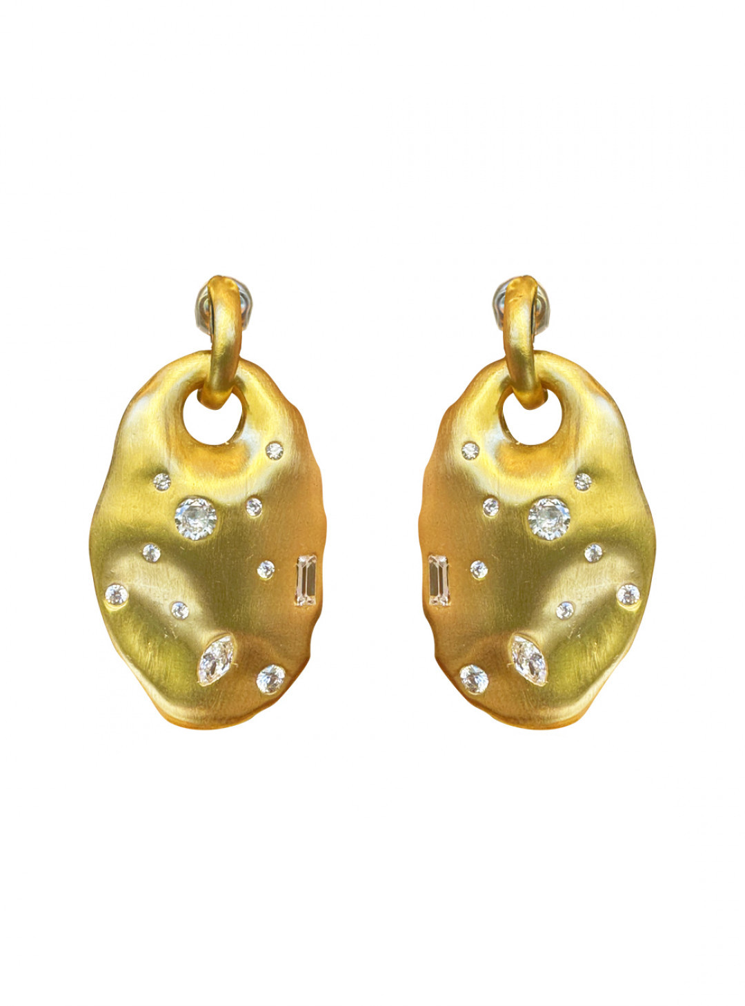Osiris Matte Earrings by Jessica K on curated-crowd.com