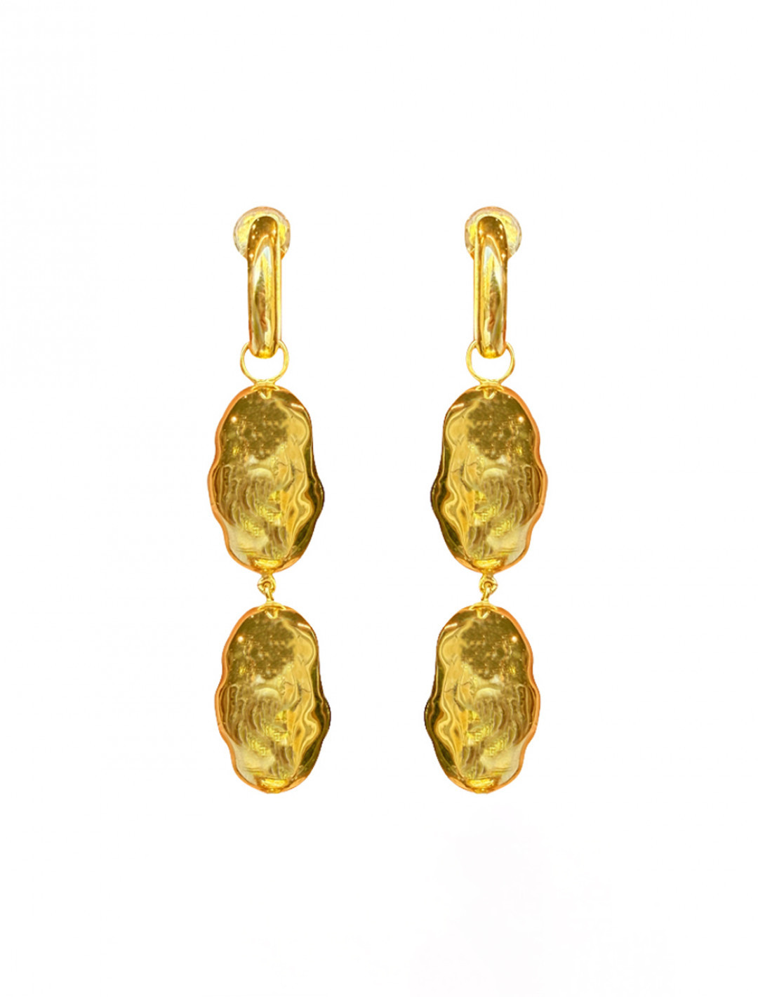 Shiba Gold Earrings by Jessica K on curated-crowd.com