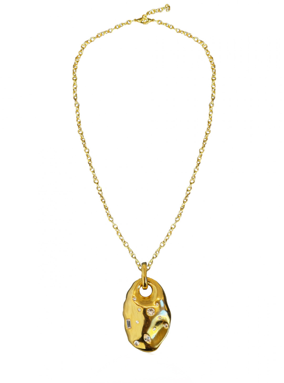 Osiris Necklace Gold by Jessica K on curated-crowd.com