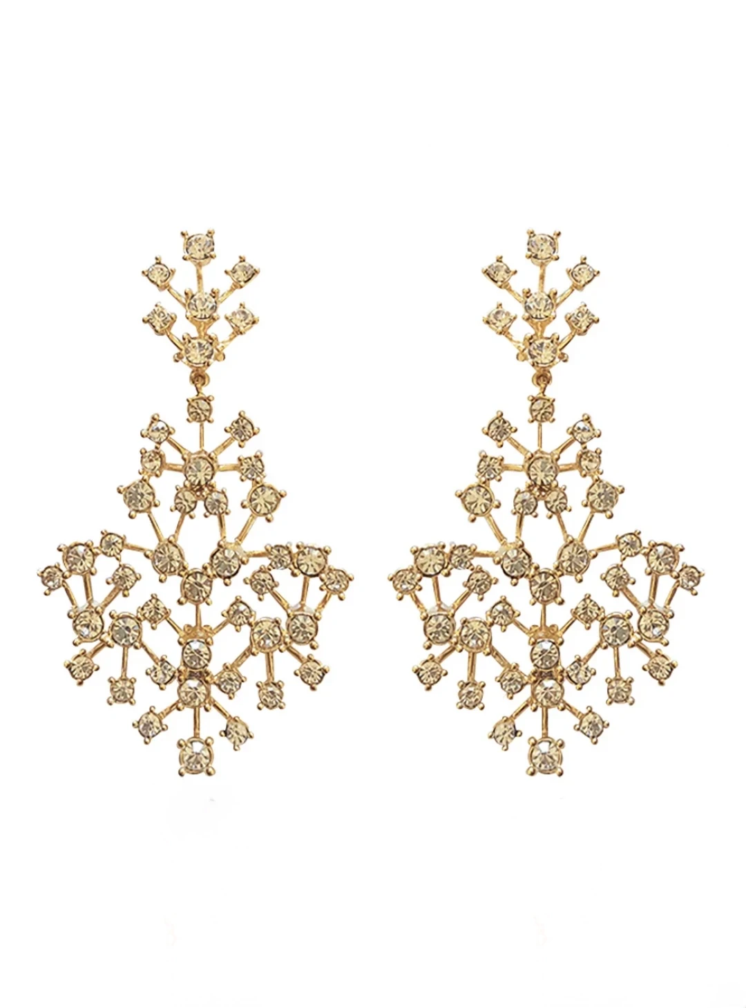 Zola Earrings Gold by Jessica K on curated-crowd.com