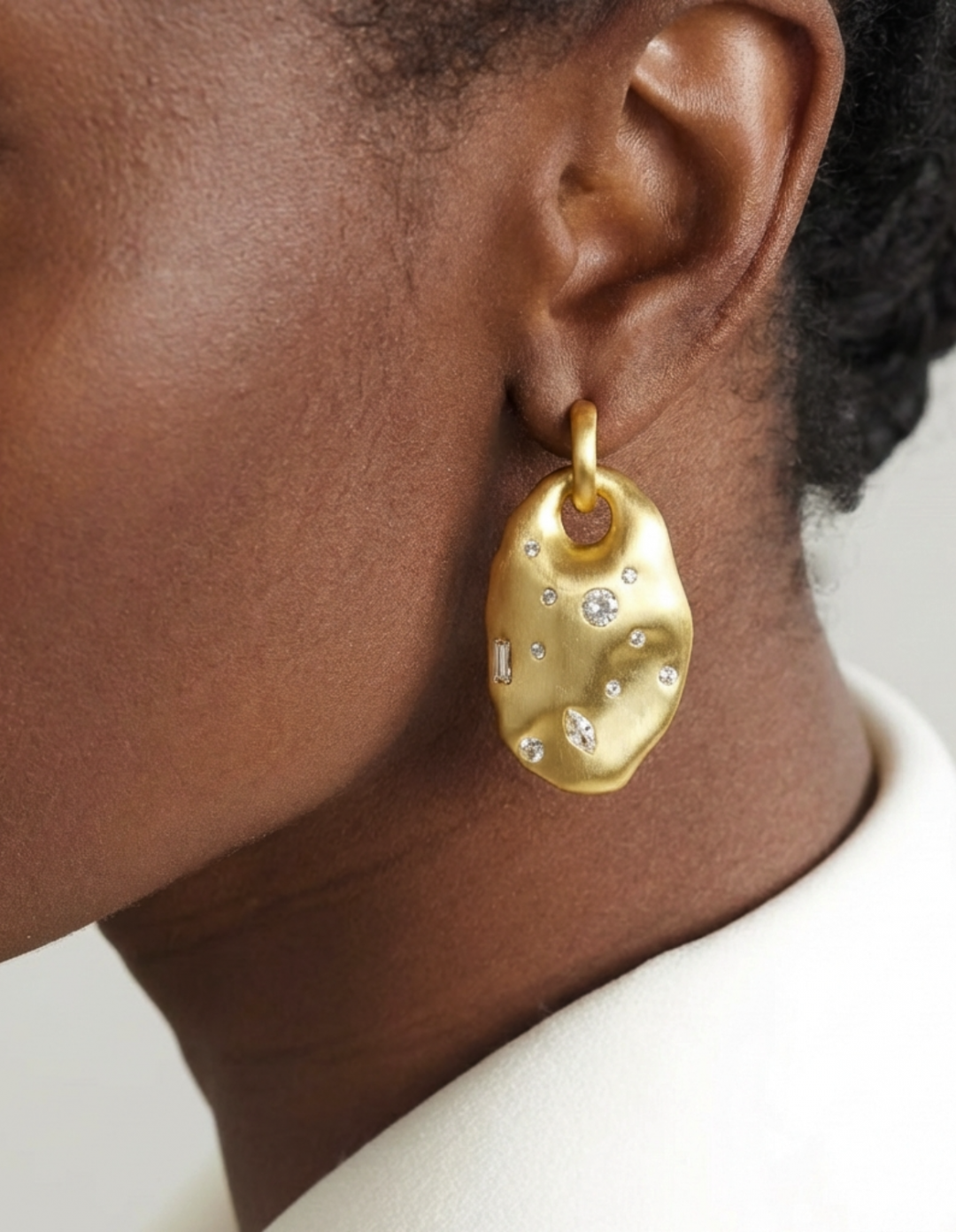 Osiris Matte Earrings by Jessica K on curated-crowd.com