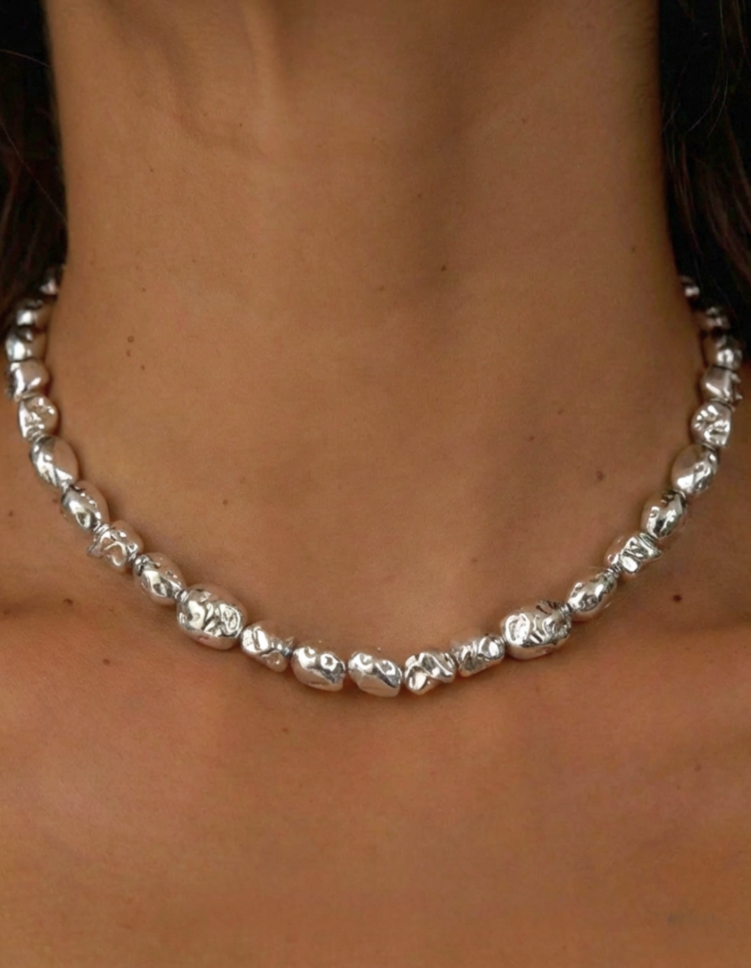 Kai Necklace Silver by Jessica K on curated-crowd.com