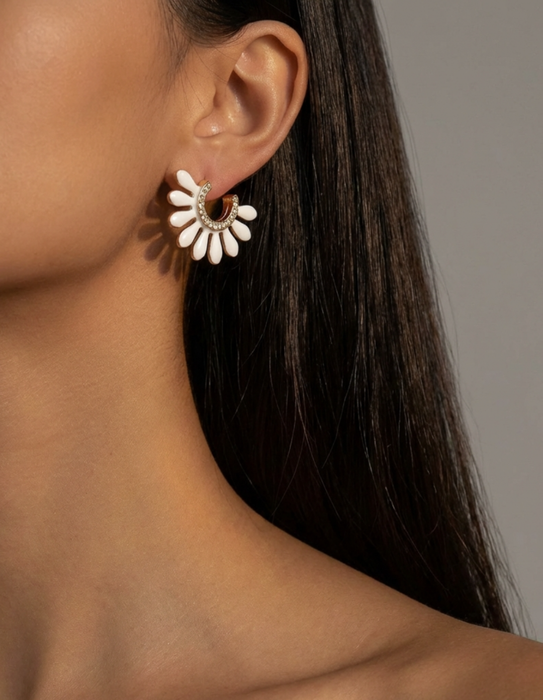 Mini Soleil Earrings by Jessica K on curated-crowd.com
