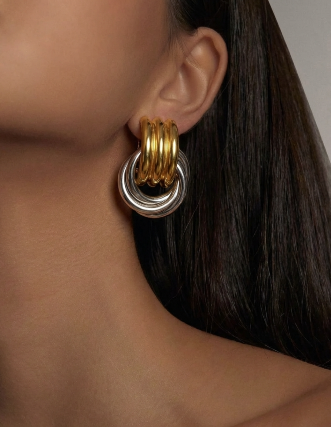 Adonia Gold/Silver Earrings by Jessica K on curated-crowd.com