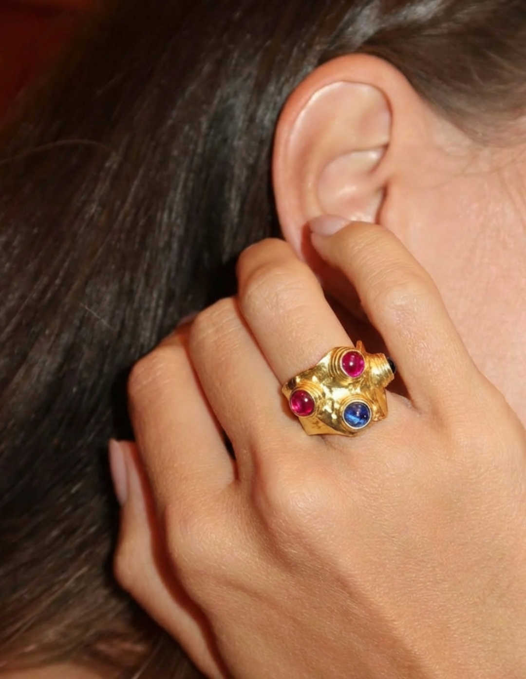 Emma Ring Ruby Saphire by Jessica K on curated-crowd.com