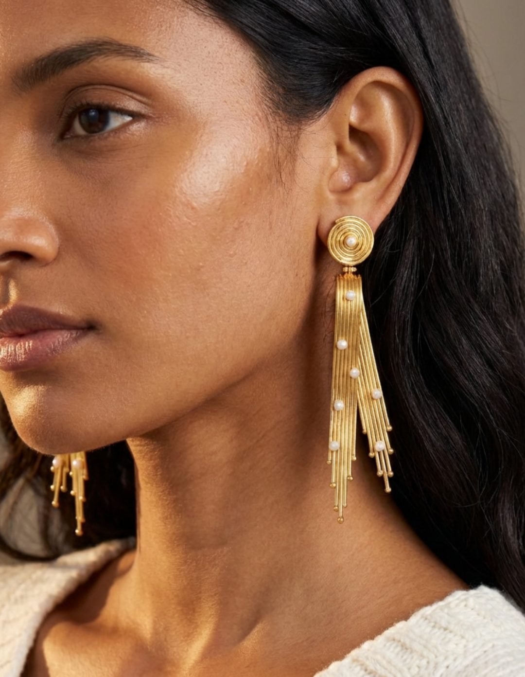 Dalida Earrings by Jessica K on curated-crowd.com