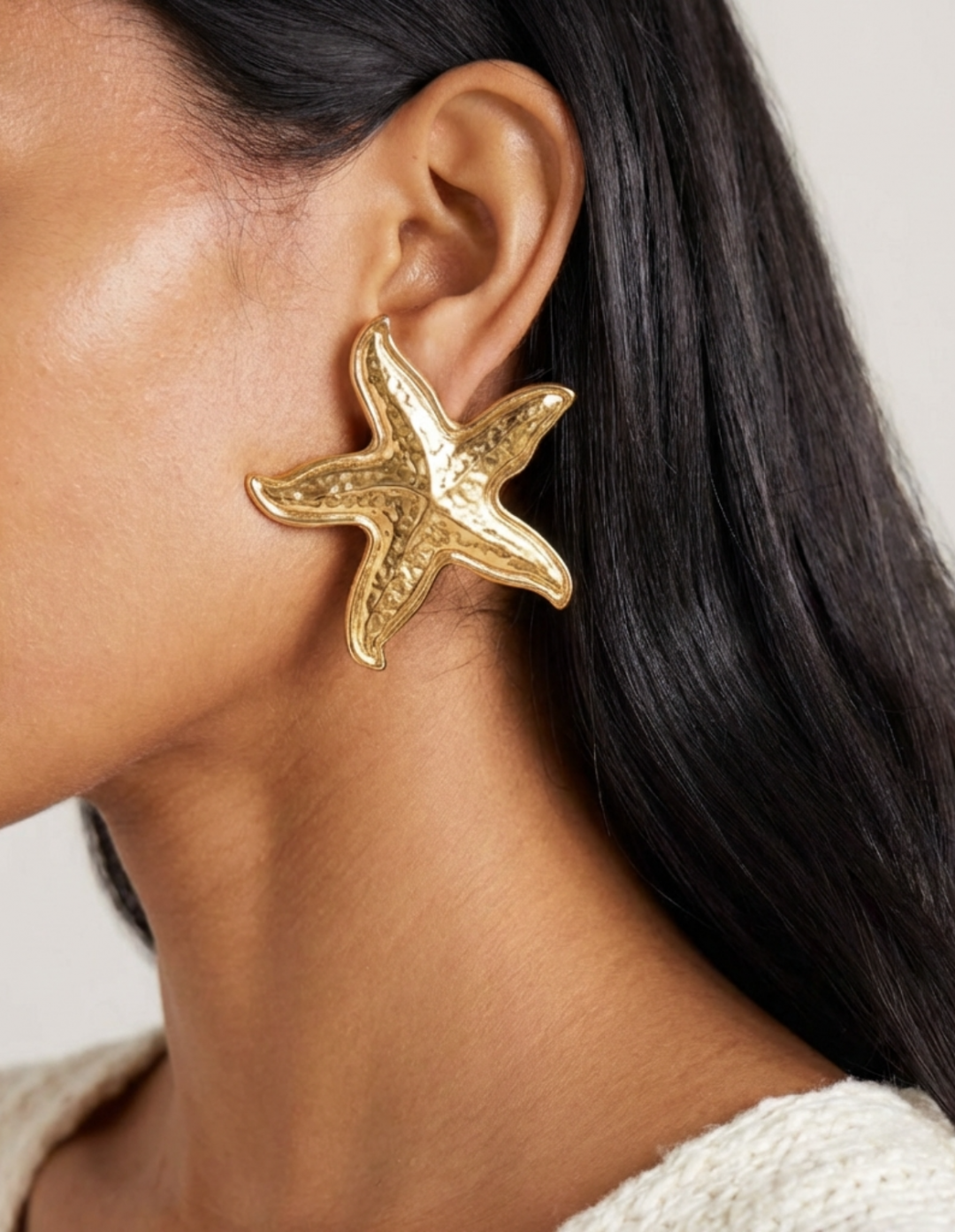 Stardust Earrings Gold by Jessica K on curated-crowd.com