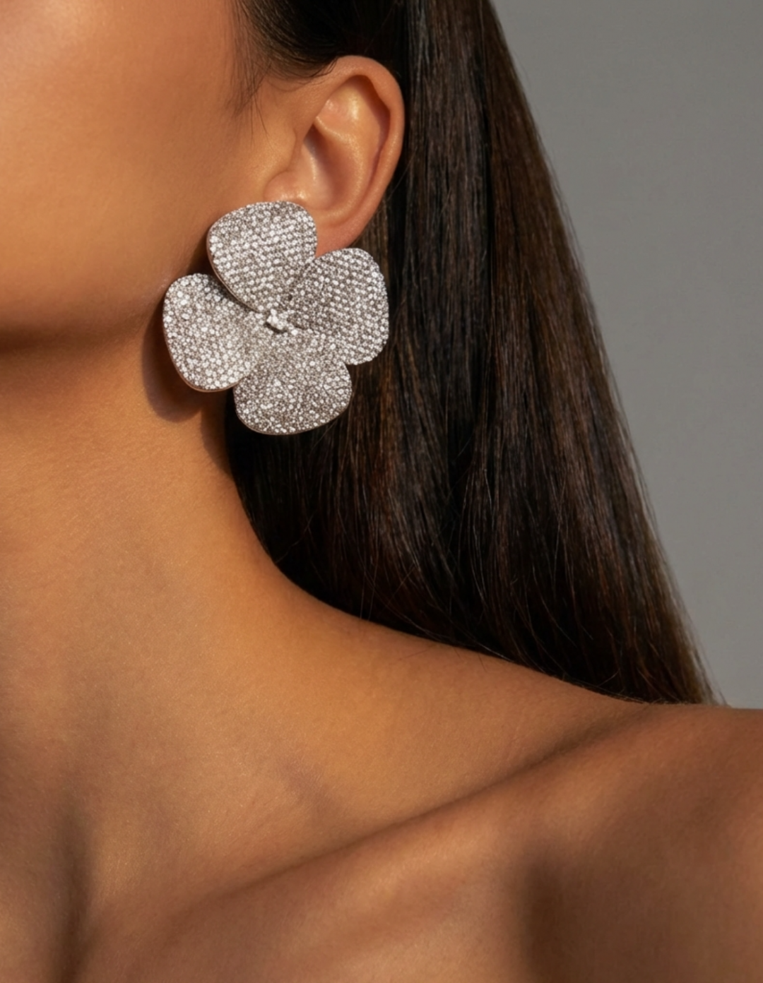 Lily Earrings Silver by Jessica K on curated-crowd.com