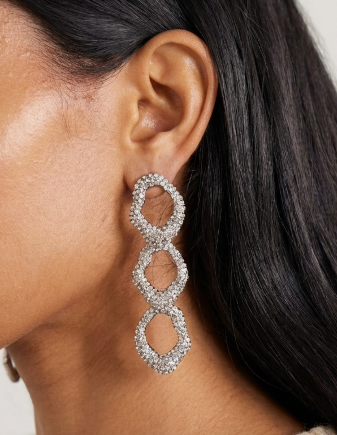 Nala Earrings Silver by Jessica K on curated-crowd.com
