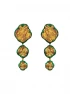 Nia Earrings Green by Jessica K on curated-crowd.com