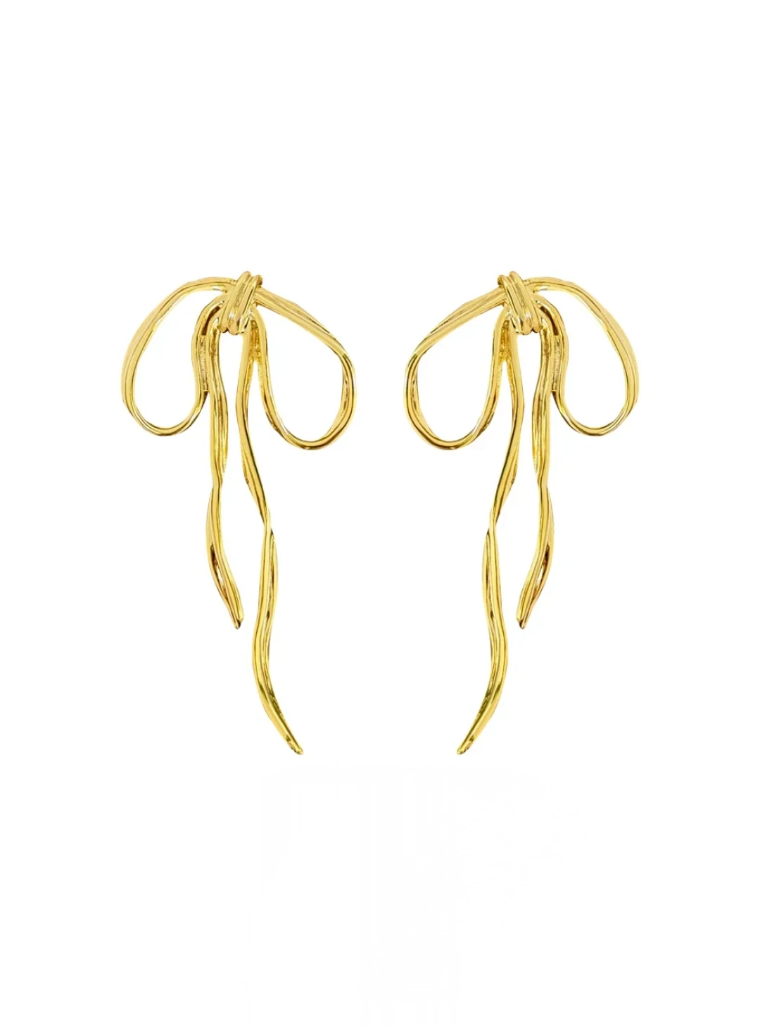 Julie Earrings Gold by Jessica K on curated-crowd.com