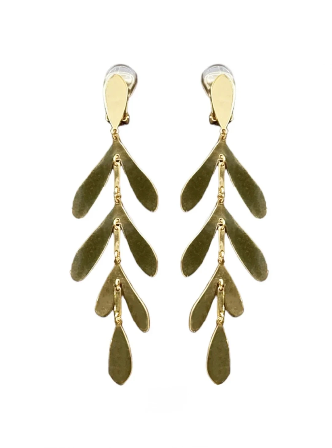 Muse Earrings Gold by Jessica K on curated-crowd.com