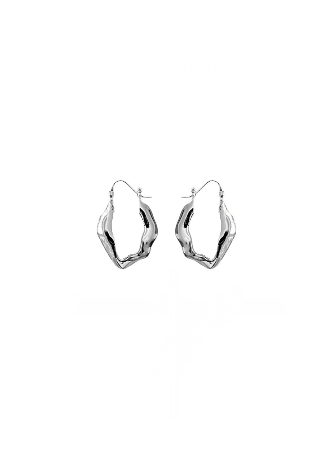 Algea Earrings Silver by Jessica K on curated-crowd.com