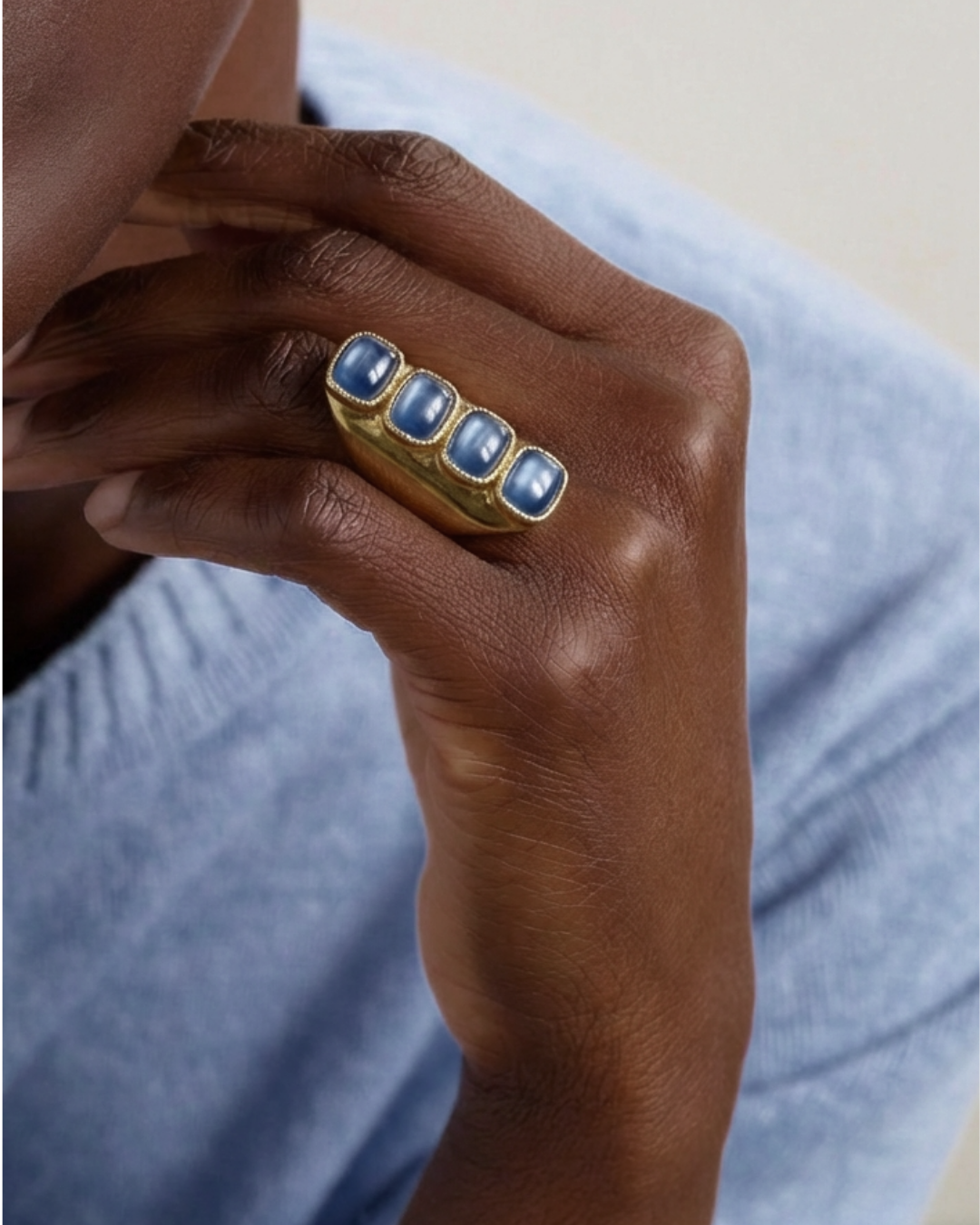 Kyanite Set 4-Stone Ring by Tay Jewellery on curated-crowd.com