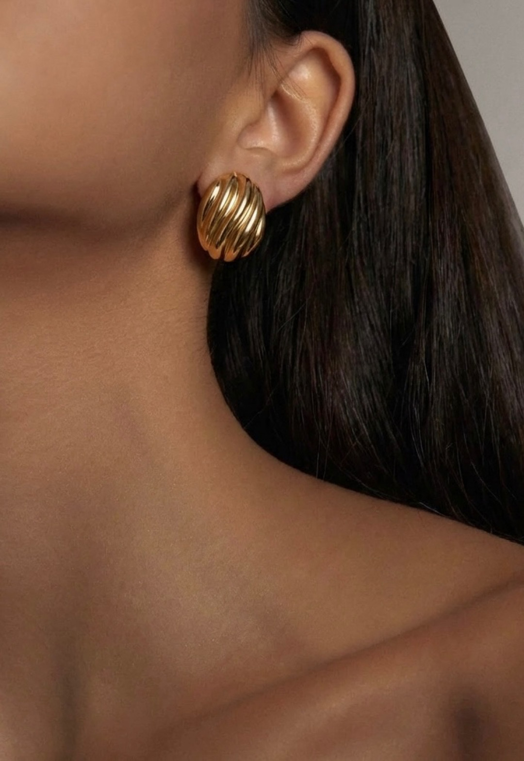 Branda Gold Earrings by Studio Liberté on curated-crowd.com