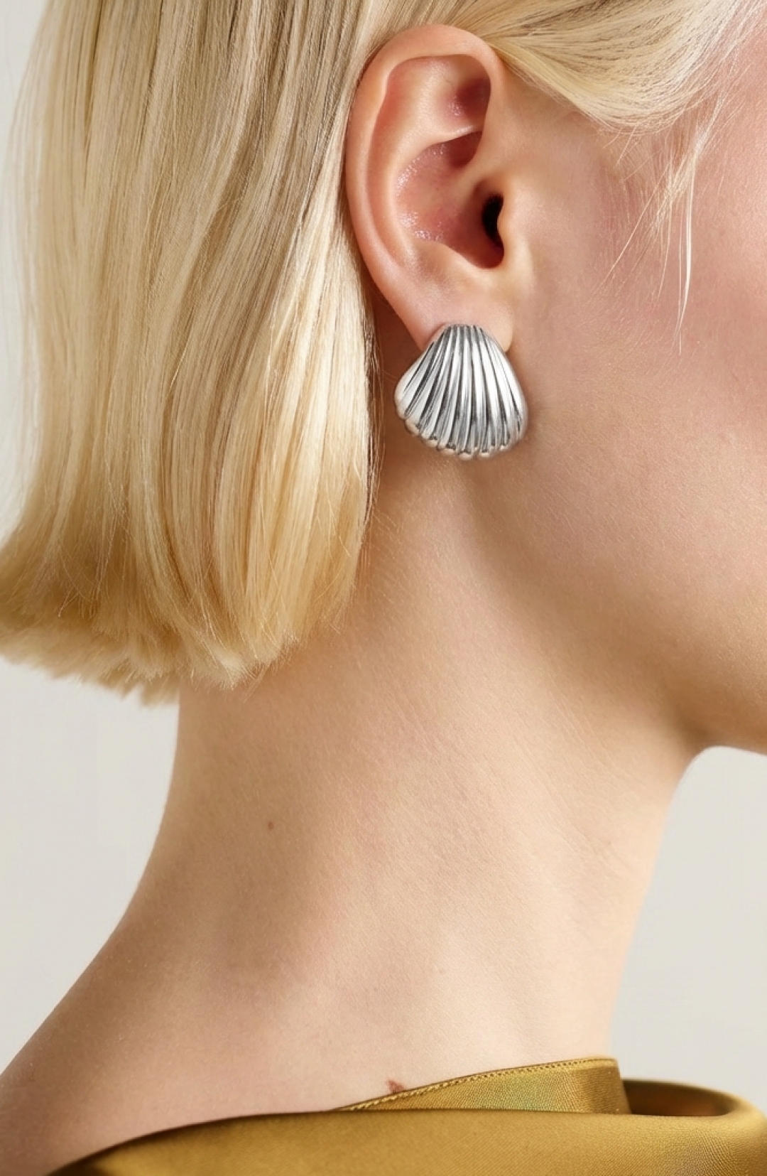 Shell Earrings by Studio Liberté on curated-crowd.com