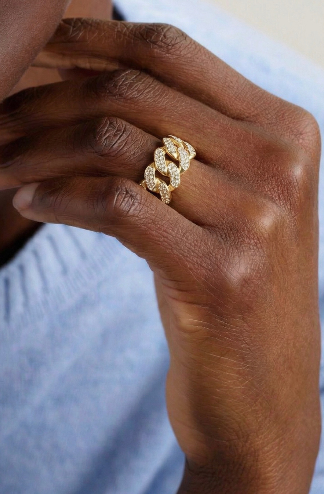 Franko Pave Ring by Studio Liberté on curated-crowd.com